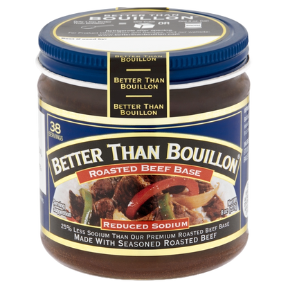 Better Than Bouillon - Roasted Beef Base - Reduced Sodium (8 oz)