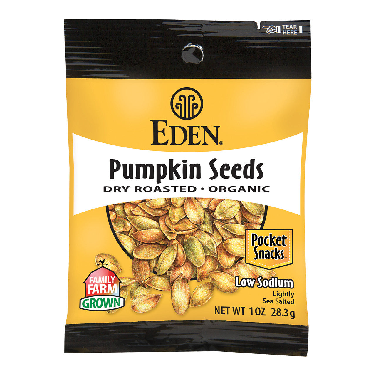Eden Foods - Roasted & Salted Pumpkin Seeds (1 oz)
