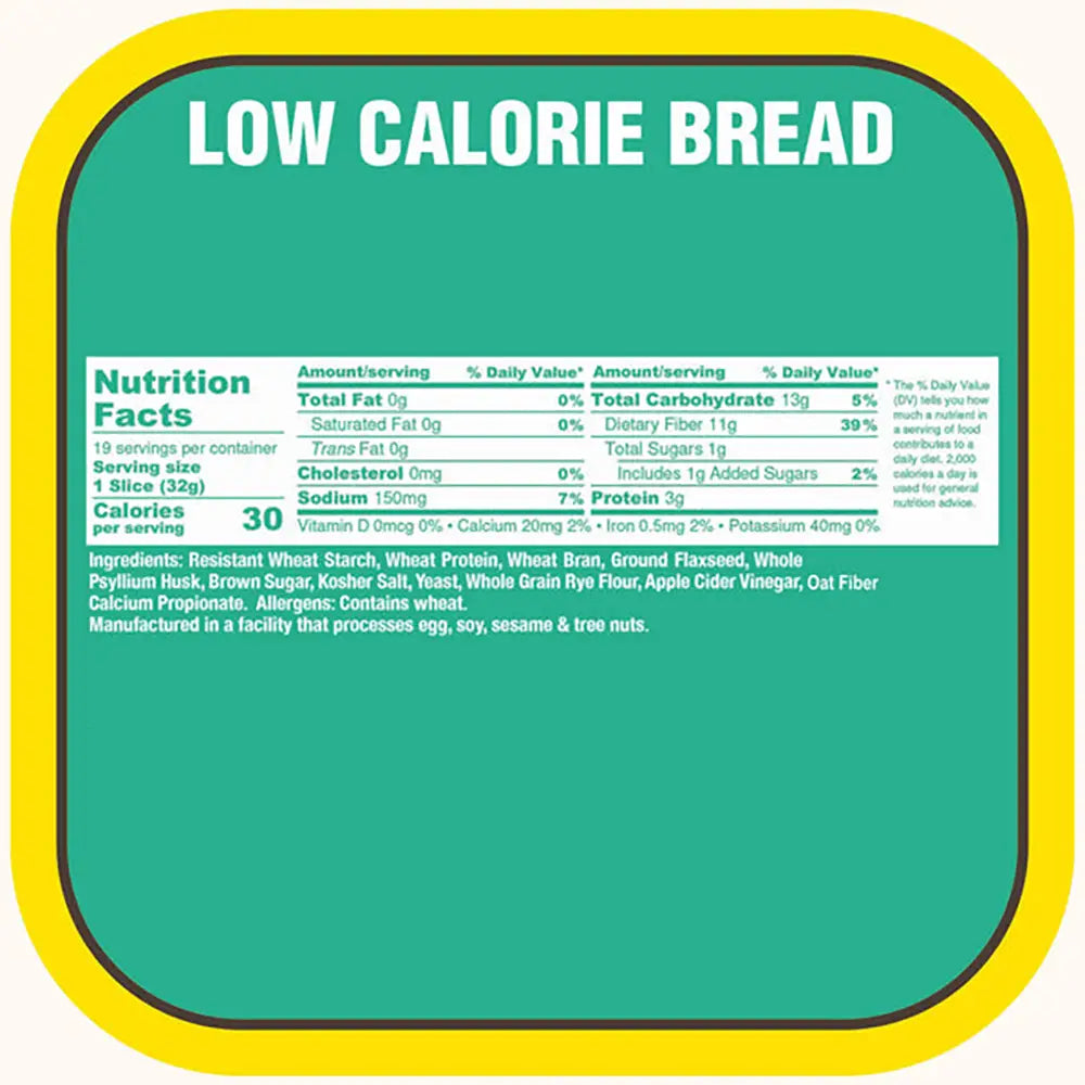 ROYO - 30 Calorie Low Carb Artisan Bread (21 oz)