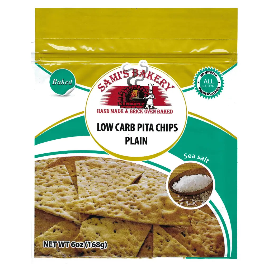 Sami's Bakery - Low Carb Pita Chips - Sea Salt (6 oz)
