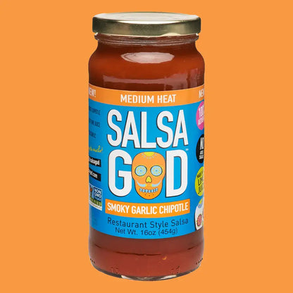 Salsa God - Smoky Garlic Chipotle Salsa (16 oz)