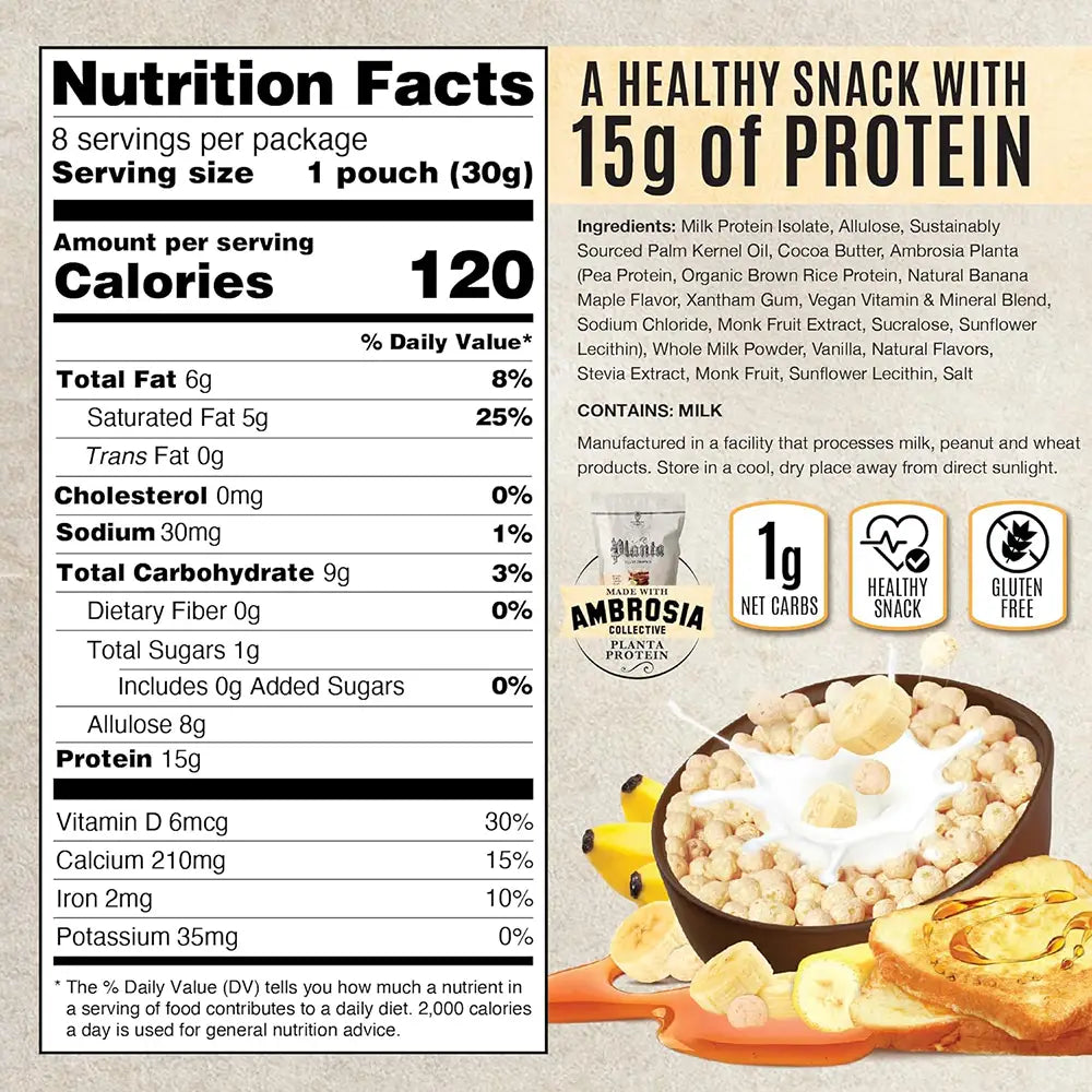 Snack House Foods - Banana Maple French Toast Keto Cereal (1.06 oz)