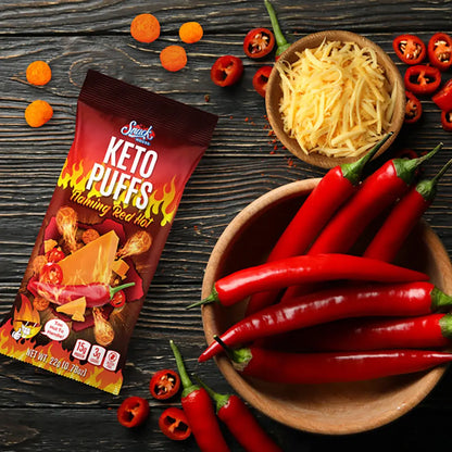 Snack House Foods - Flaming Red Hot Keto Puffs (0.78 oz)