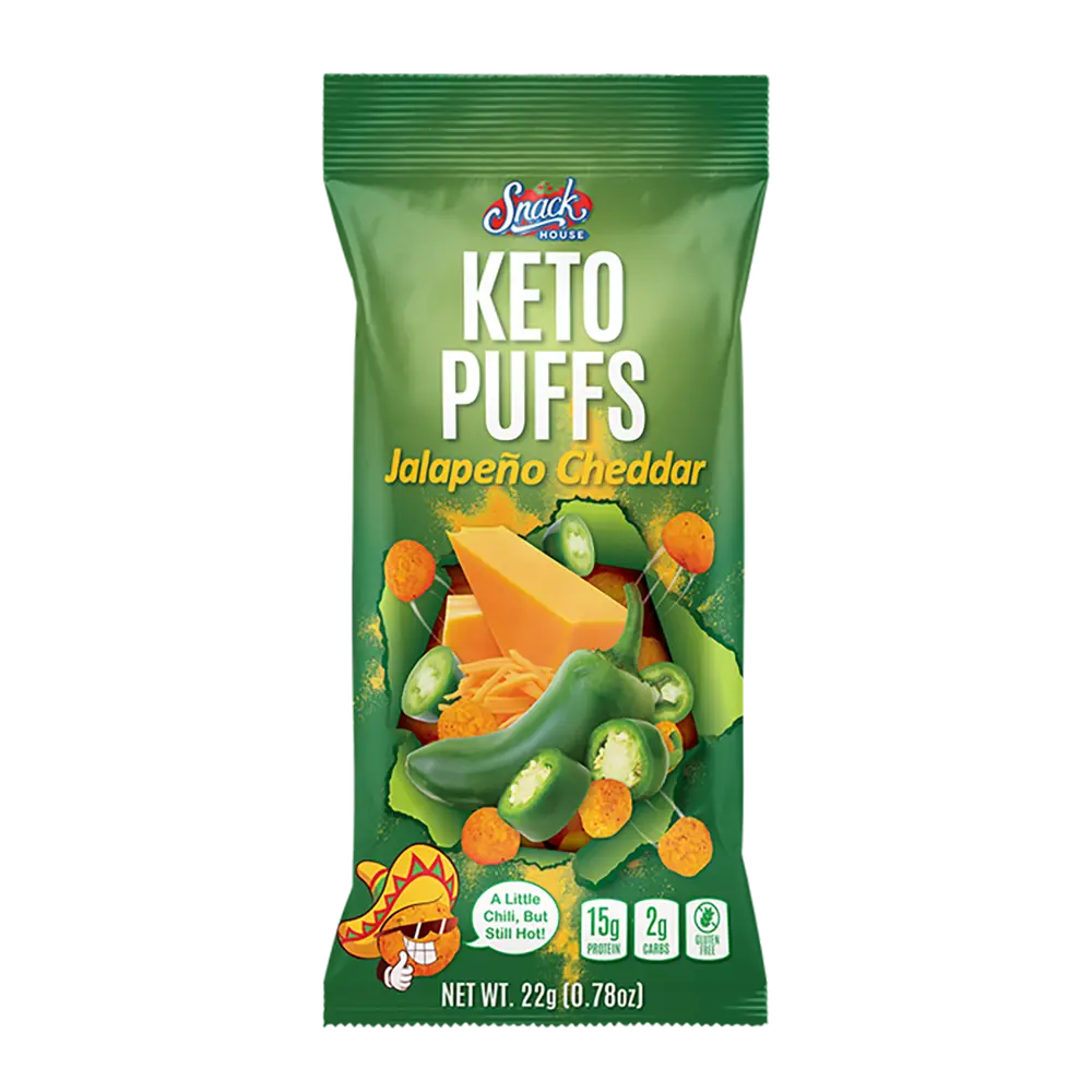 Snack House Foods - Jalapeno Cheddar Keto Puffs (0.78 oz)