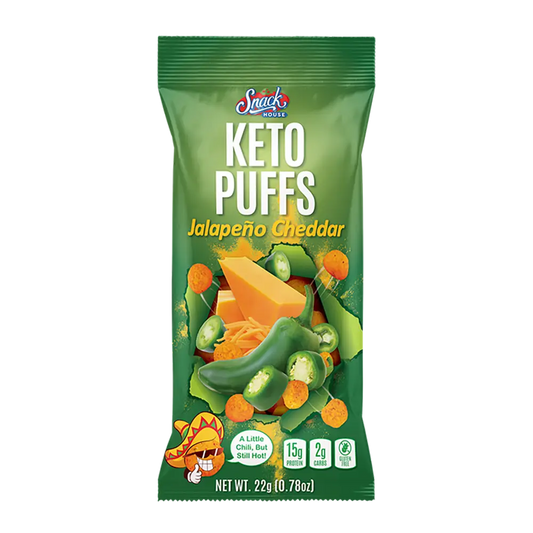 Snack House Foods - Jalapeno Cheddar Keto Puffs (0.78 oz)