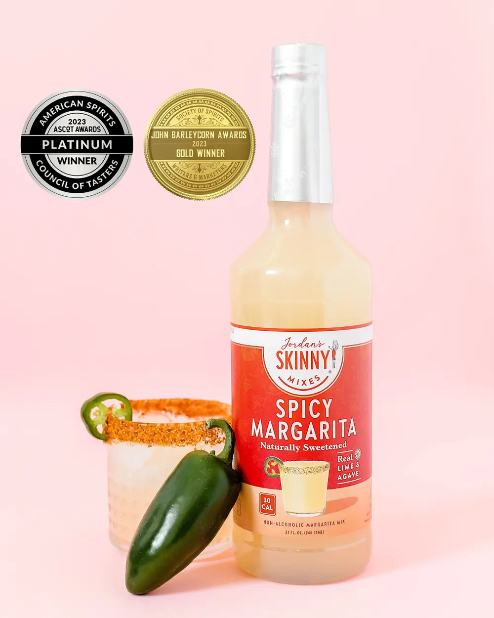 Skinny Mixes - Natural Spicy Margarita (32 fl oz)