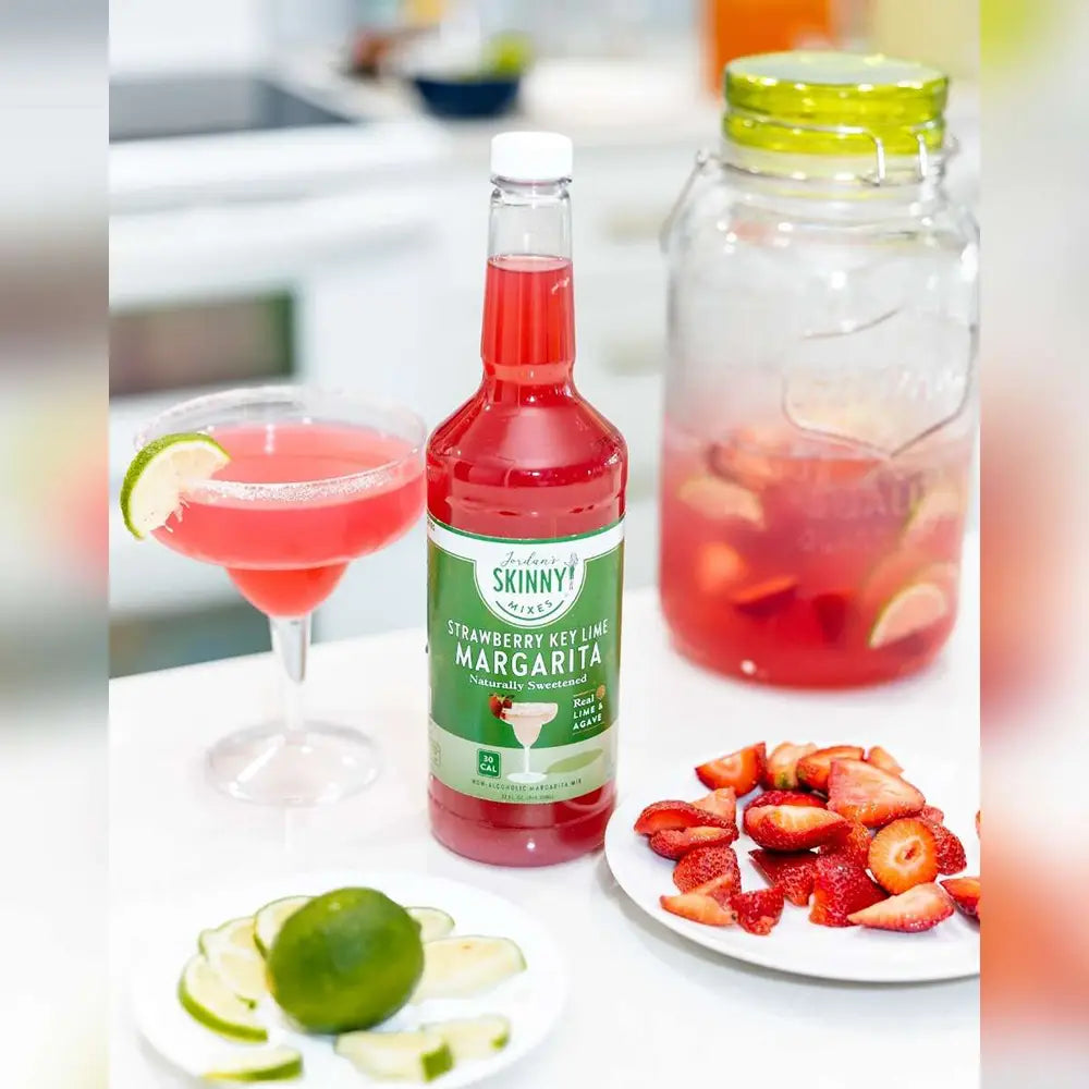 Skinny Mixes - Natural Strawberry Key Lime Margarita (32 fl oz)