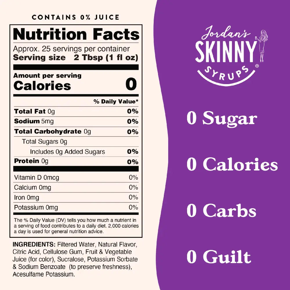 Skinny Mixes - Sugar Free Blueberry Cobbler Syrup (25.4 fl oz)