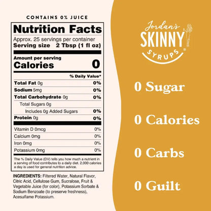 Skinny Mixes - Sugar Free Pineapple Upside Down Cake Syrup (25.4 fl oz)