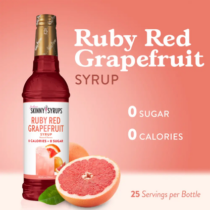 Skinny Mixes - Sugar Free Ruby Red Grapefruit Syrup (25.4 fl oz)