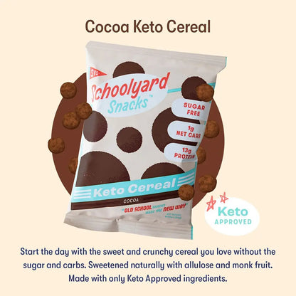 Schoolyard Snacks - Cocoa Keto Cereal (0.92 oz)