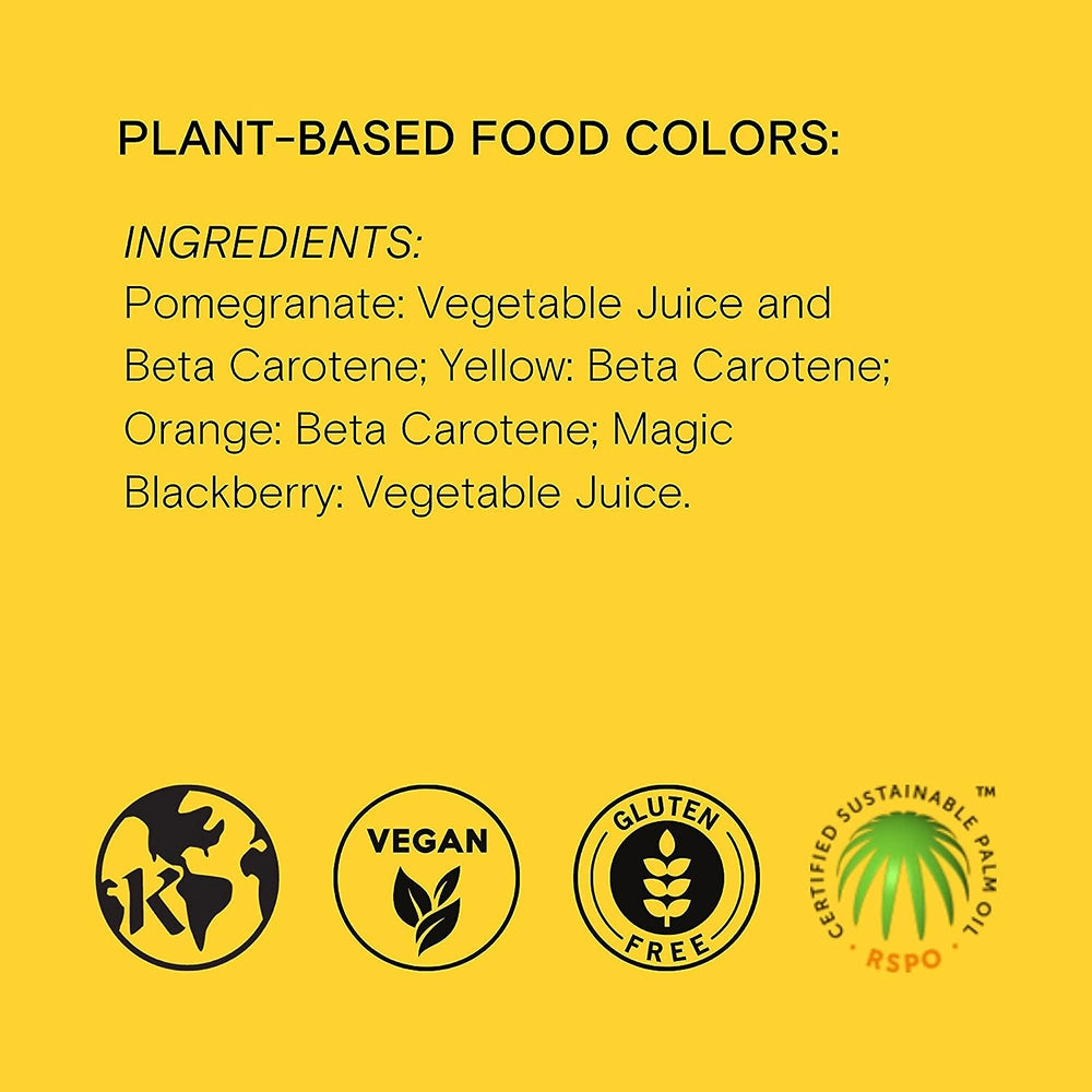 Supernatural - Plant Based Food Colors 4 pack (0.28 oz)