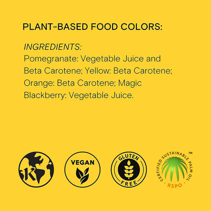 Supernatural - Plant Based Food Colors 4 pack (0.28 oz)