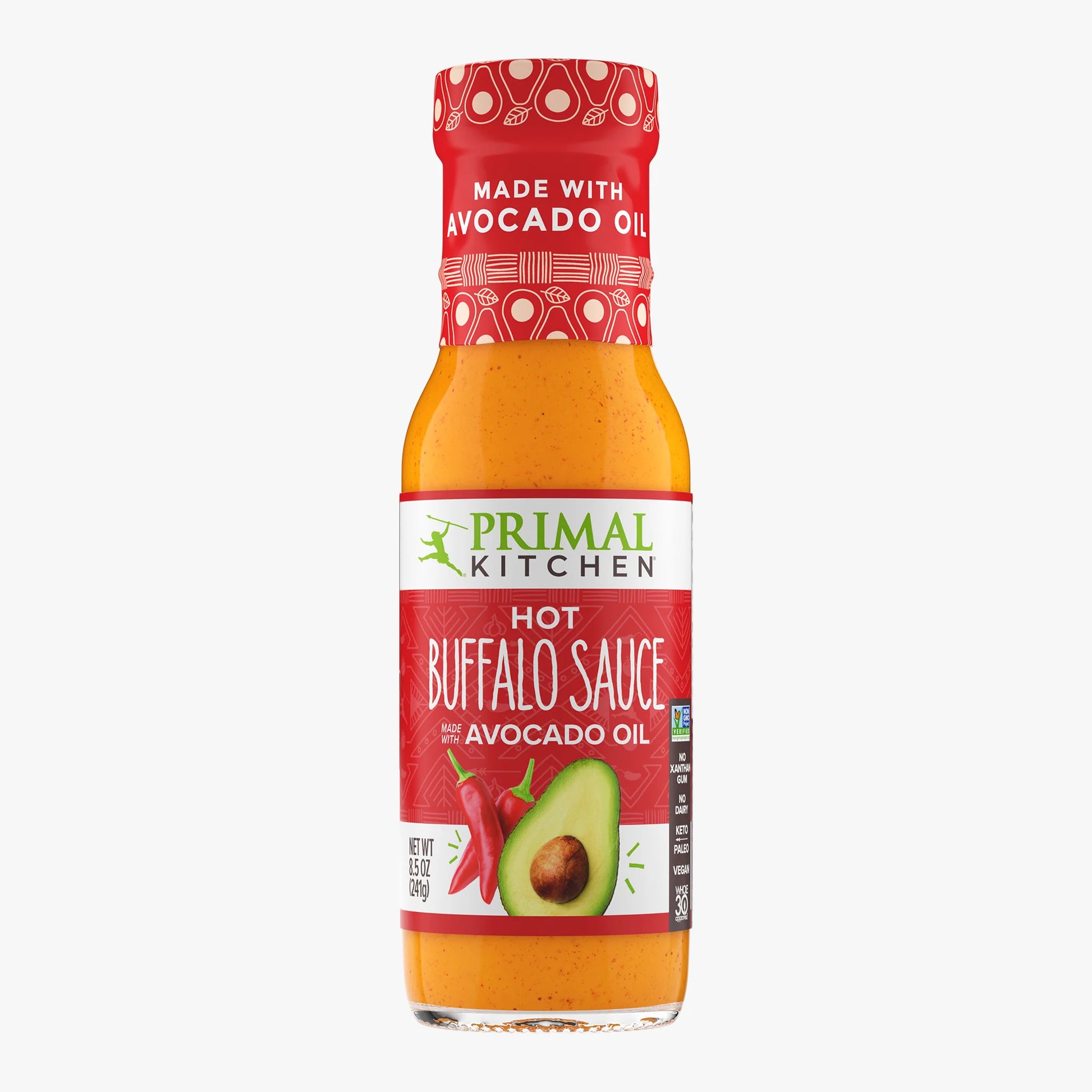 Primal Kitchen Buffalo Sauce Hot - 8.5 oz btl