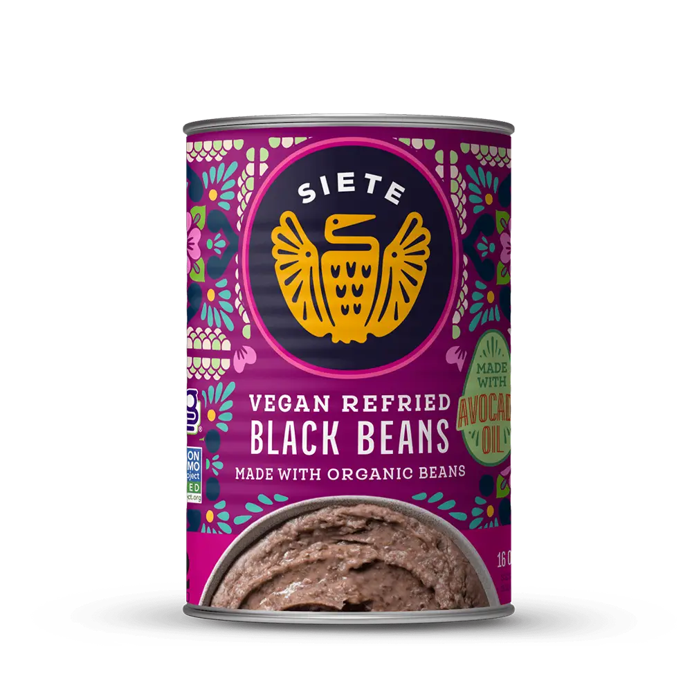 Siete - Vegan Refried Black Beans (16 oz)