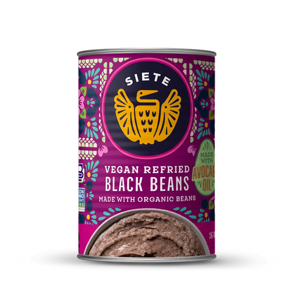 Siete - Vegan Refried Black Beans (16 oz)