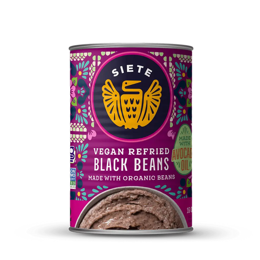 Siete - Vegan Refried Black Beans (16 oz)