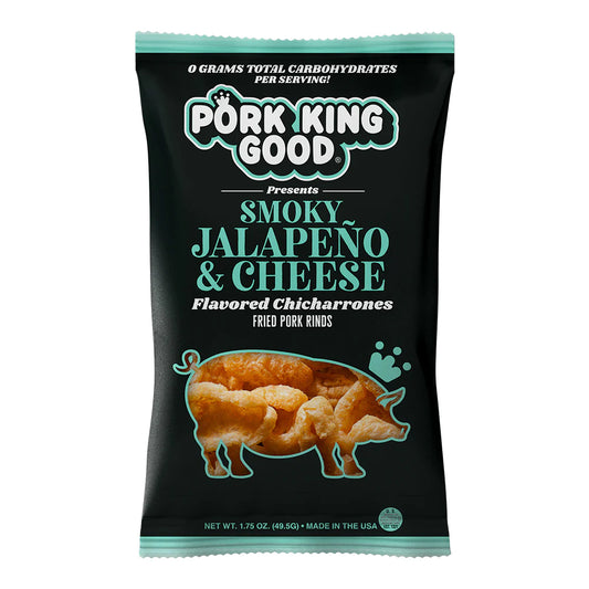 Pork King Good - Smoky Jalapeno & Cheese Pork Rinds (1.75 oz)