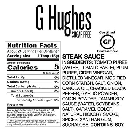G Hughes - Sugar Free Steak Sauce (13 oz)