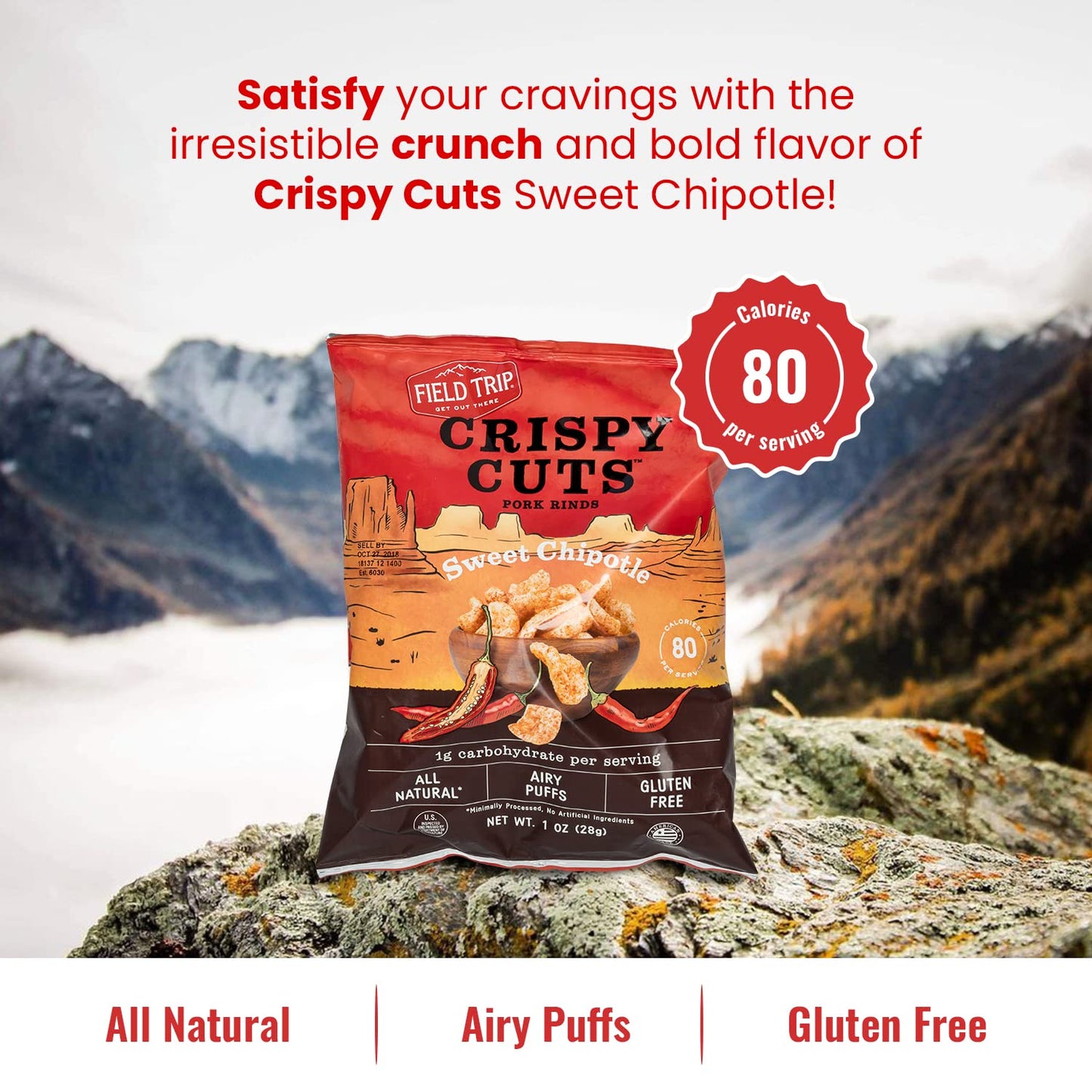 Crispy Cuts Sweet Chipotle Pork Rinds (1 oz)