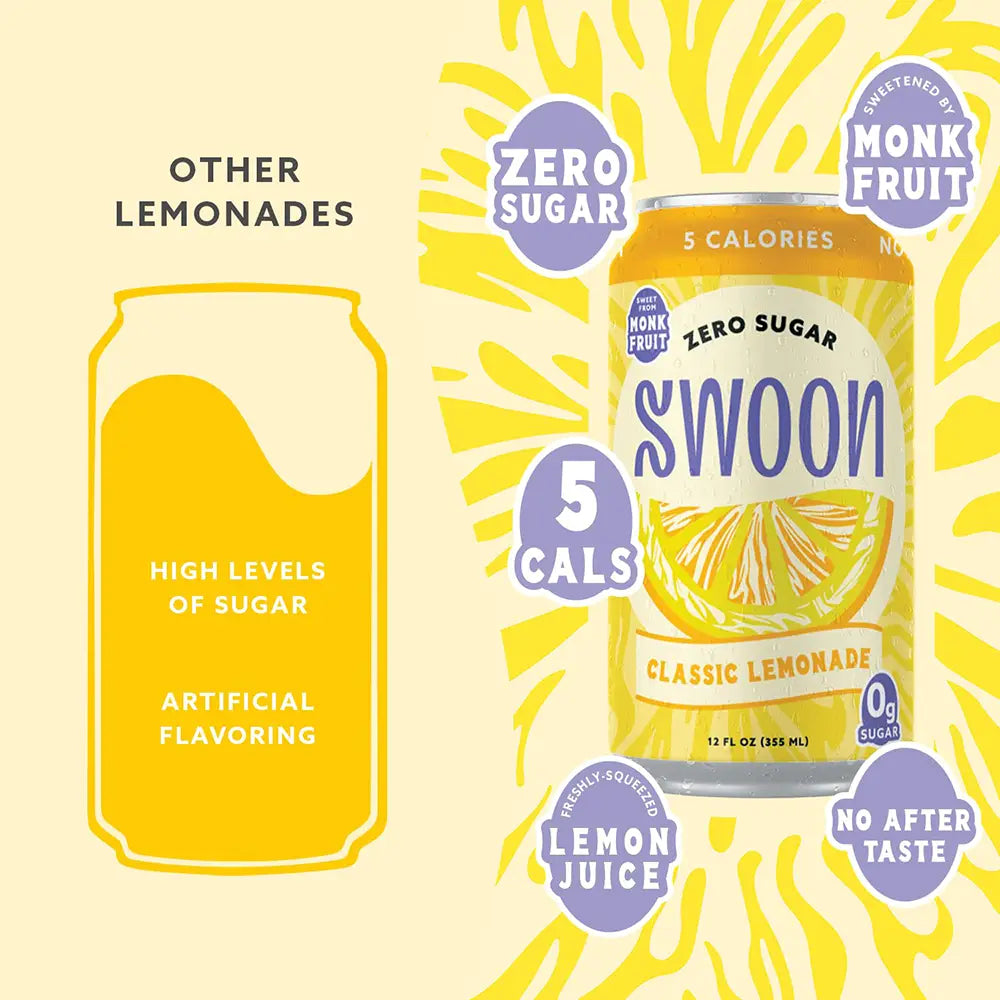 Swoon - Zero Sugar Classic Lemonade (12 fl oz)