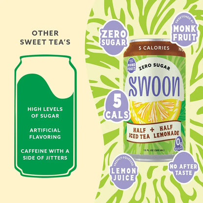 Swoon - Zero Sugar Half Lemonade/Half Tea (12 fl oz)