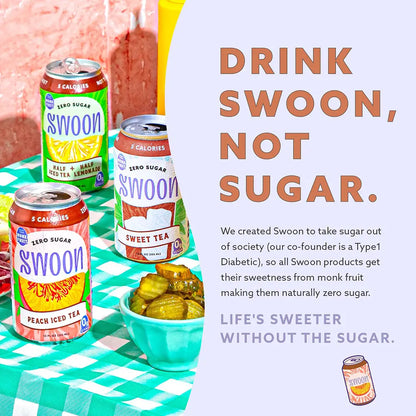 Swoon - Zero Sugar Peach Iced Tea (12 fl oz)