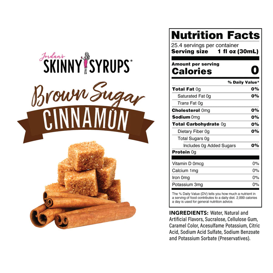 Skinny Mixes - Sugar Free Brown Sugar Cinnamon Syrup (25.4 fl oz)