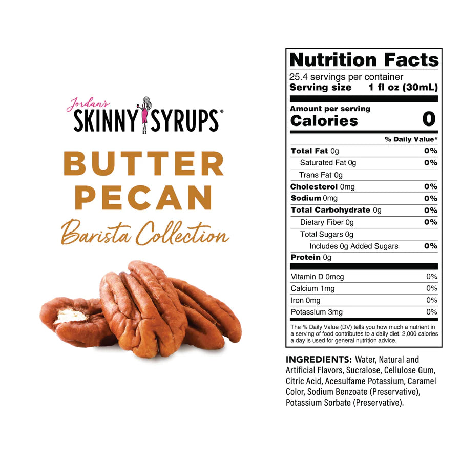 Skinny Mixes - Sugar Free Butter Pecan Syrup (25.4 fl oz)