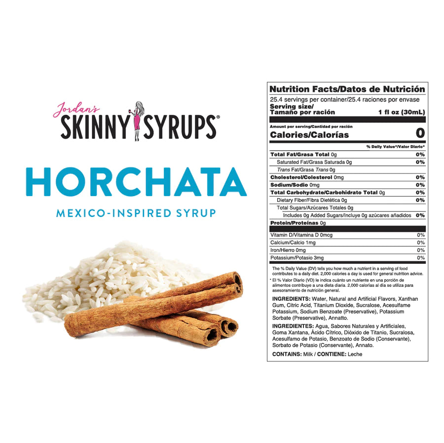 Sugar Free Horchata Syrup (25.4 fl oz)
