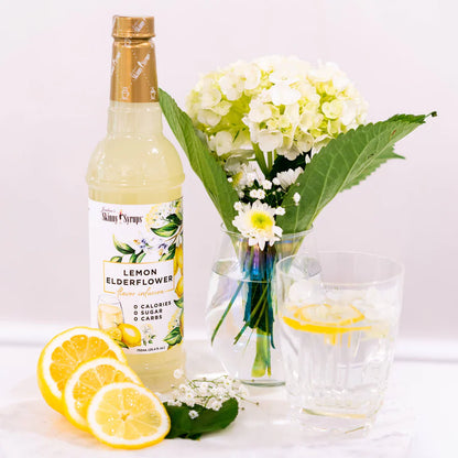 Skinny Mixes - Sugar Free Lemon Elderflower Flavor Infusion Syrup (25.4 fl oz)