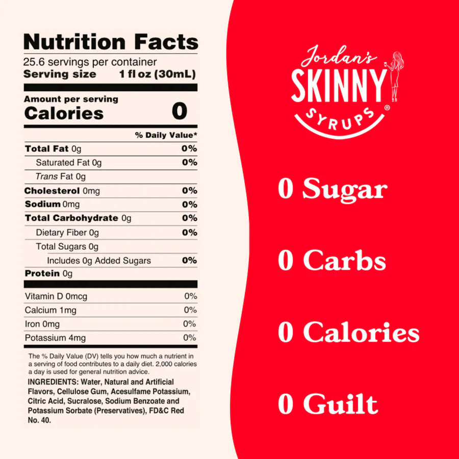 Skinny Mixes - Sugar Free Strawberry Syrup (25.4 fl oz)