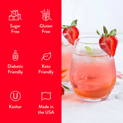 Skinny Mixes - Sugar Free Strawberry Syrup (25.4 fl oz)