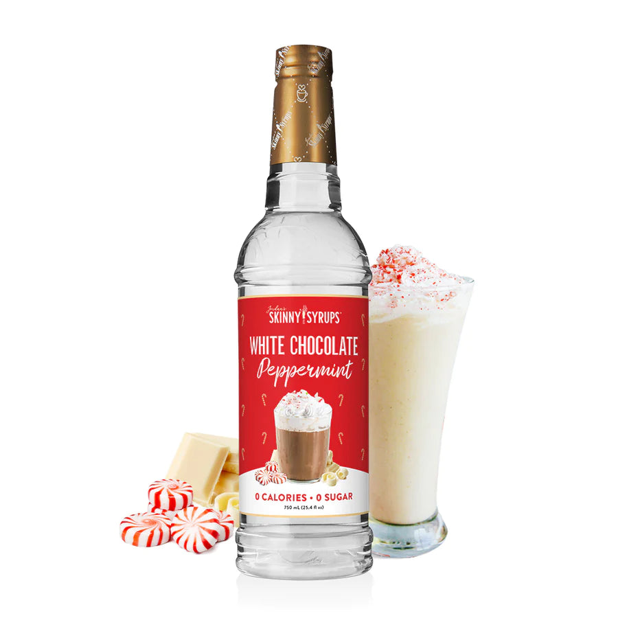 Skinny Mixes - Sugar Free White Chocolate Peppermint Syrup (25.4 fl oz)