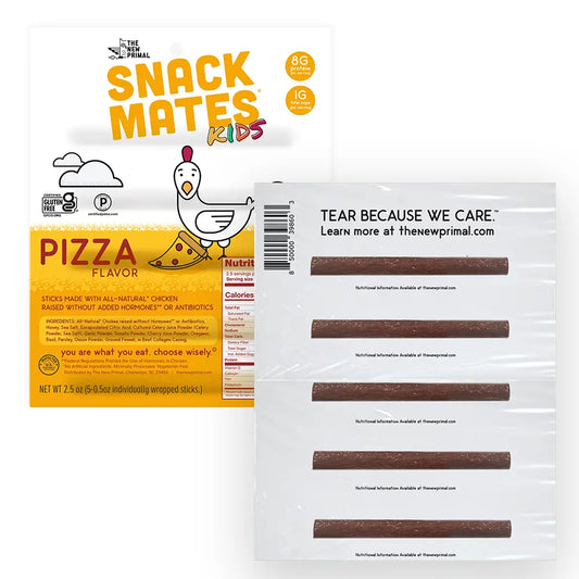 The New Primal - Snack Mates Chicken Pizza Mini Meat Sticks (5 ct.)