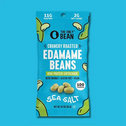 The Only Bean - Crunchy Roasted Edamame - Sea Salt (0.90 oz)