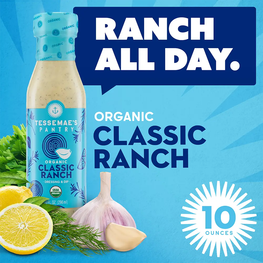 Tessemae's - Classic Ranch Dressing (10 oz)