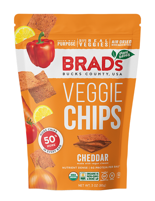 Brad's Plant Based - Veggie Chips - Cheddar (3 oz)
