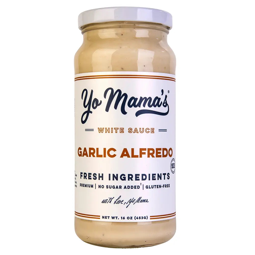 Yo Mama's Foods - Roasted Garlic Alfredo Sauce (16 oz)