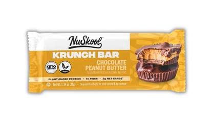 NuSkool Snacks - Chocolate Peanut Butter Krunch Bar (1.34 oz)