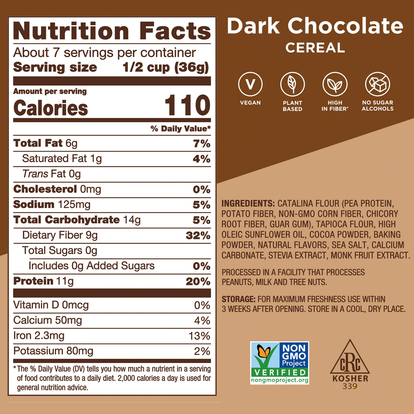 Dark Chocolate Cereal (9 oz)