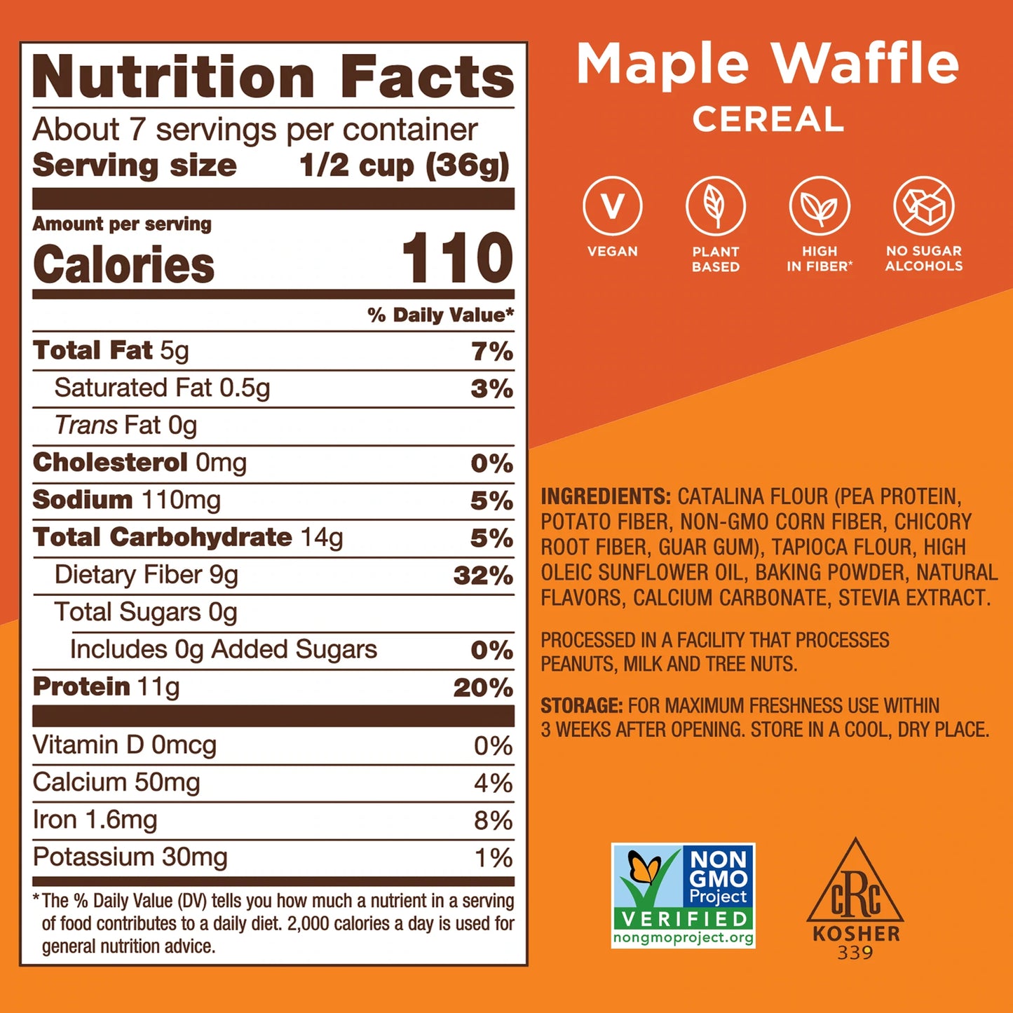 Maple Waffle Cereal (9 oz)