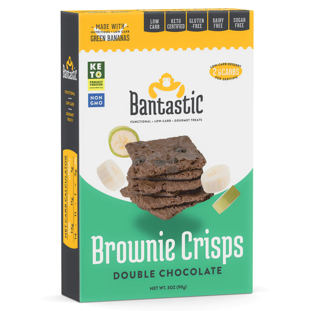 Natural Heaven - Double Chocolate Brownie Thin Crisps (3 oz)