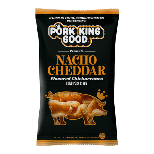 Pork King Good - Nacho Cheddar Pork Rinds (7 oz)