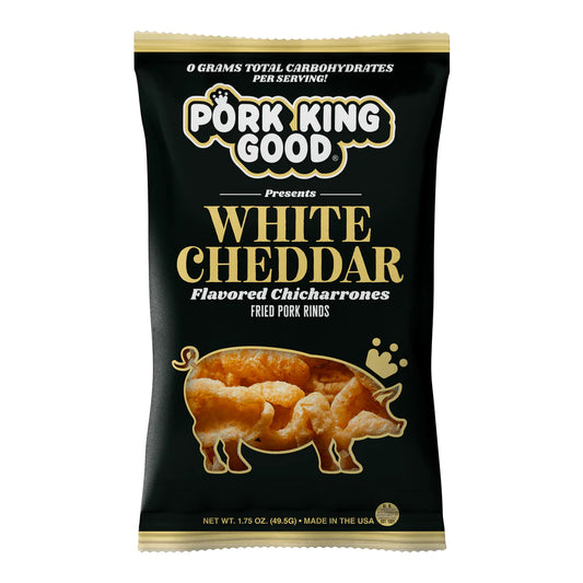 Pork King Good - White Cheddar Pork Rinds (7 oz)