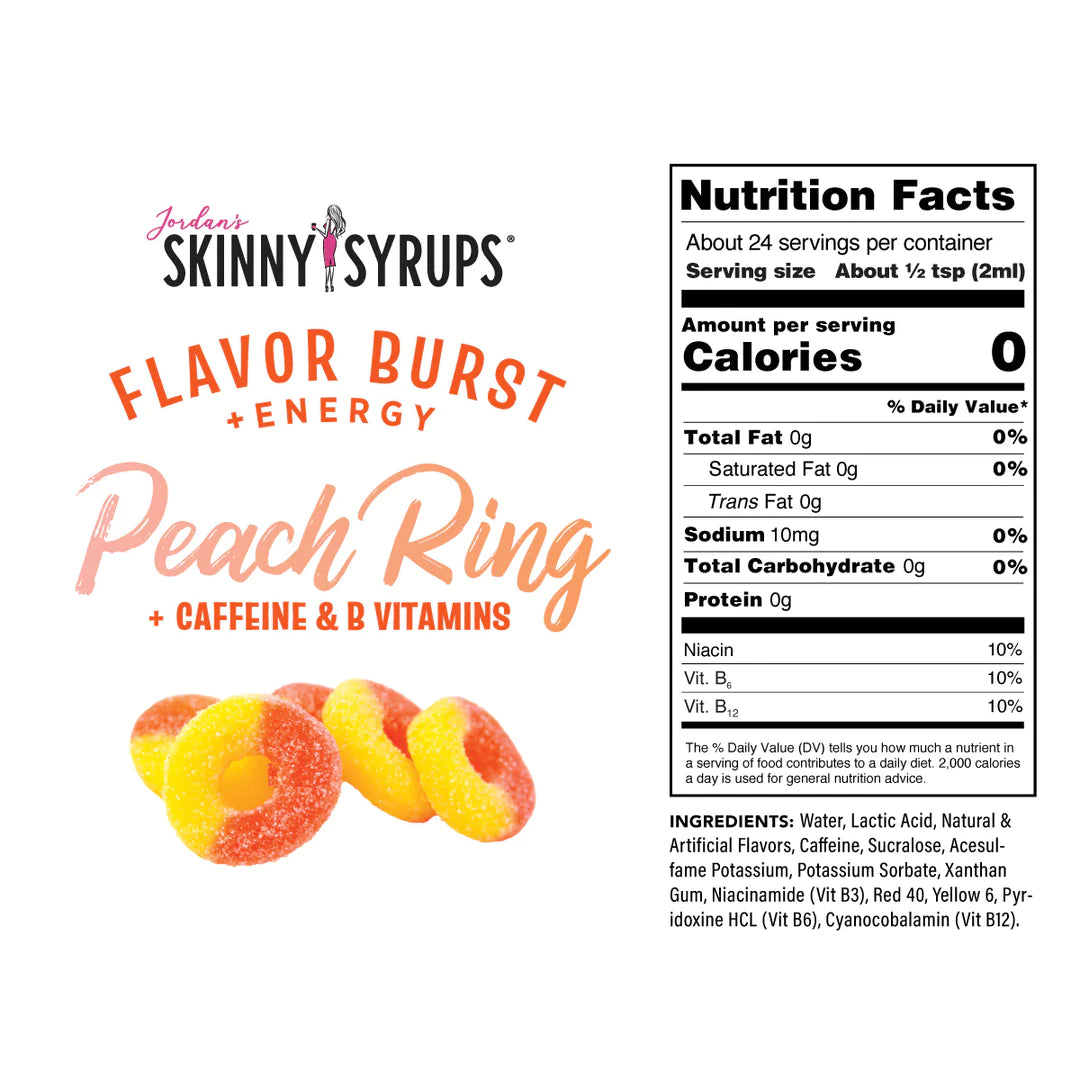 Skinny Mixes - Peach Ring Flavor Burst (1.62 fl oz)