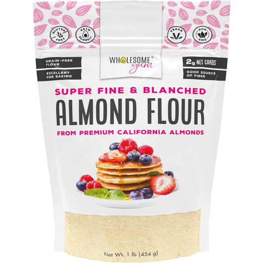 Wholesome Yum - Super Fine Blanched Almond Flour (16 oz)