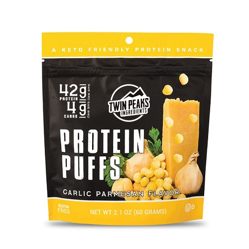 Twin Peaks Ingredients - Garlic Parmesan Protein Puffs (2.1 oz)