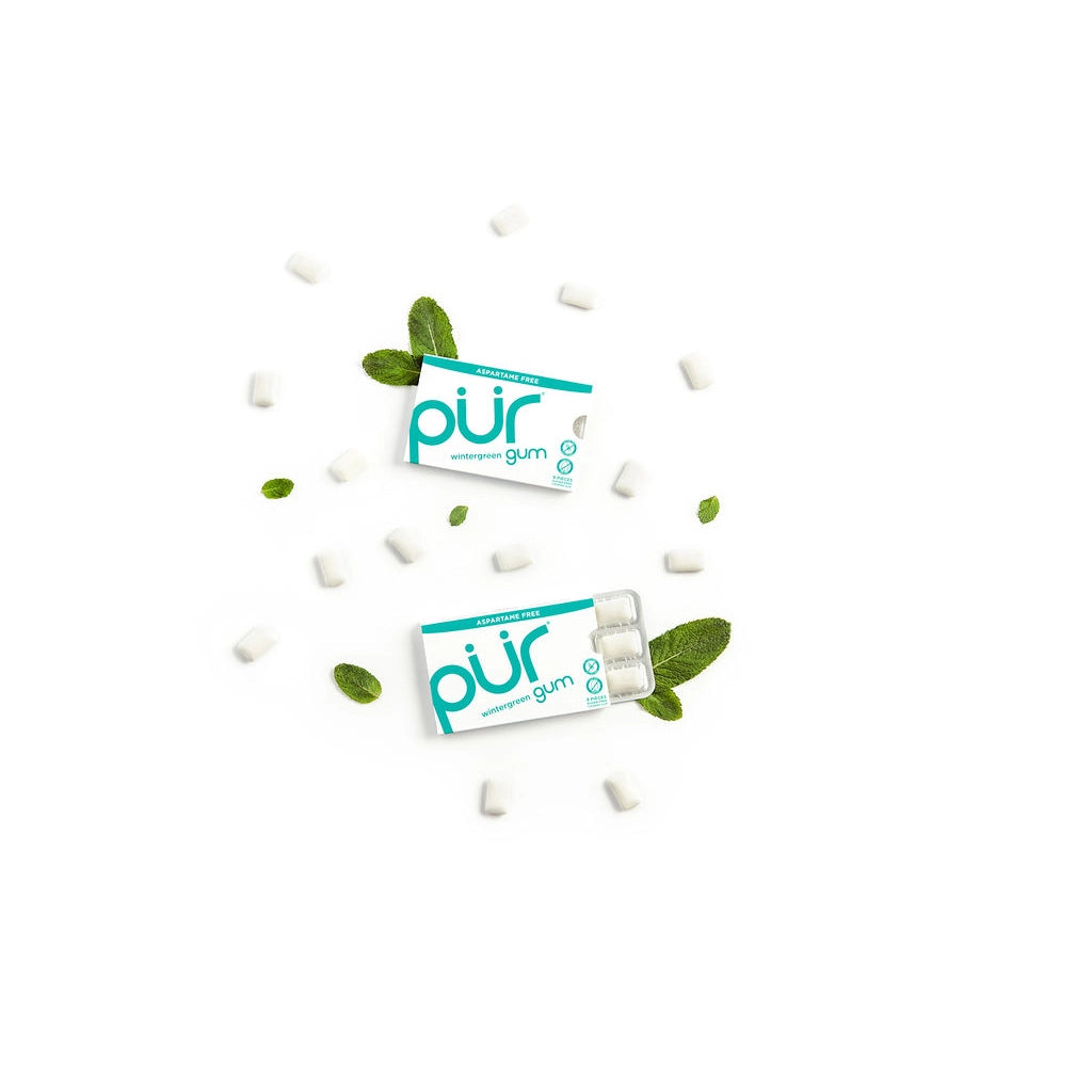 PUR - Wintergreen Chewing Gum (9 pc)