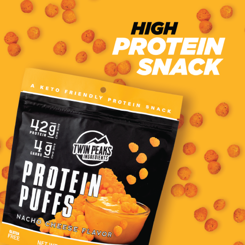 Twin Peaks Ingredients - Nacho Cheese Protein Puffs (2.1 oz)